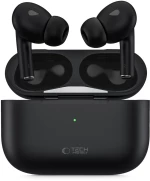 Tech-Protect Ultraboost Pro In-ear Bluetooth Handsfree Ακουστικά με Θήκη Φόρτισης Black