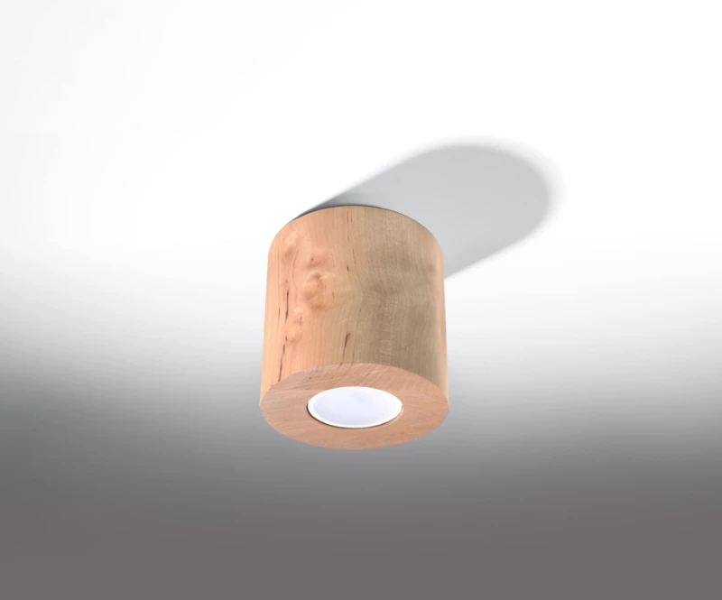Sollux Φωτιστικό οροφής Orbis 1,ξύλο,1xGU10/40w