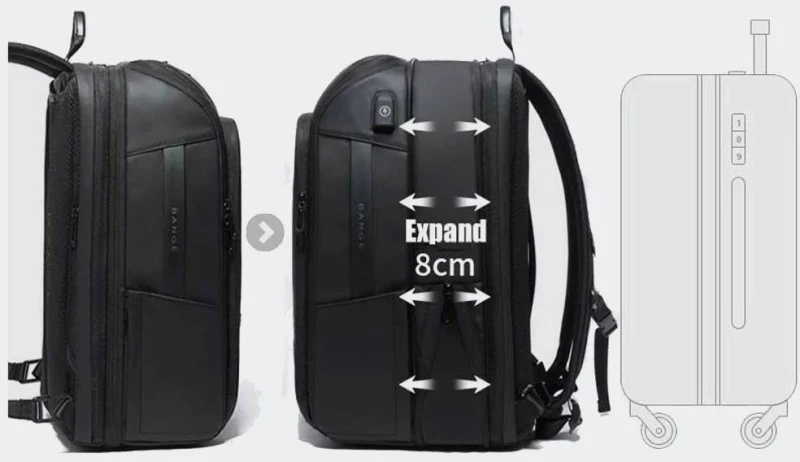 BANGE BACKPACK  - 22005-BLACK