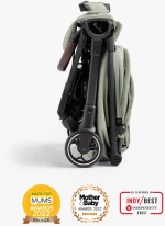Silver Cross Clic Ρυθμιζόμενο Καρότσι Μωρού Kατάλληλο για Nεογέννητο Sage