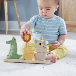 FISHER PRICE ΠΑΙΧΝΙΔΙ ΚΙΝΗΤΙΚΩΝ ΔΕΞΙΟΤΗΤΩΝ ΞΥΛΙΝΑ ΖΩΑΚΙΑ- HXV04