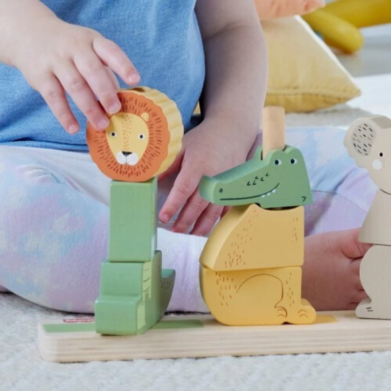FISHER PRICE ΠΑΙΧΝΙΔΙ ΚΙΝΗΤΙΚΩΝ ΔΕΞΙΟΤΗΤΩΝ ΞΥΛΙΝΑ ΖΩΑΚΙΑ- HXV04