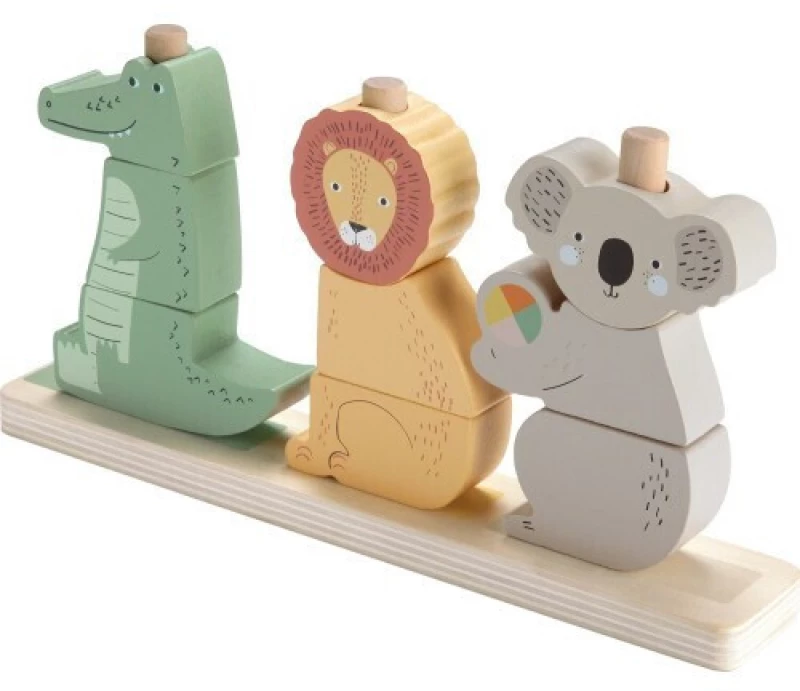 FISHER PRICE ΠΑΙΧΝΙΔΙ ΚΙΝΗΤΙΚΩΝ ΔΕΞΙΟΤΗΤΩΝ ΞΥΛΙΝΑ ΖΩΑΚΙΑ- HXV04