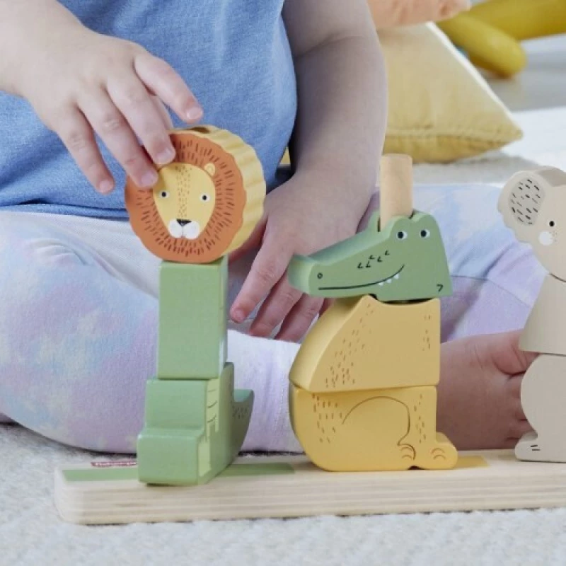 FISHER PRICE ΠΑΙΧΝΙΔΙ ΚΙΝΗΤΙΚΩΝ ΔΕΞΙΟΤΗΤΩΝ ΞΥΛΙΝΑ ΖΩΑΚΙΑ- HXV04