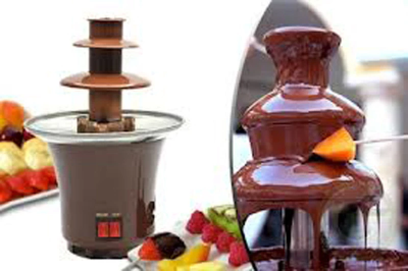 Συντριβάνι Σοκολάτας με 3 Επίπεδα -Mini Chocolate Fondue Fountain