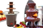Συντριβάνι Σοκολάτας με 3 Επίπεδα -Mini Chocolate Fondue Fountain