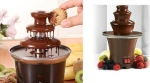 Συντριβάνι Σοκολάτας με 3 Επίπεδα -Mini Chocolate Fondue Fountain