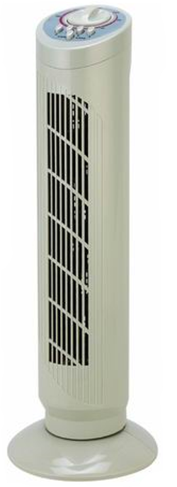 Περιστρεφόμενος Ανεμιστήρας Πύργος με Χρονοδιακόπτη Silver