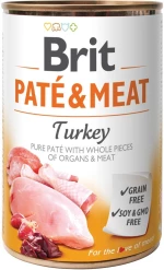 BRIT Pat & Meat with Turkey - wet dog food - 400g