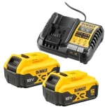 DEWALT CHARGER DCB1104 +2x5.0Ah DCB1104P2