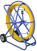 Extralink Pilot 8mm 50m | Remote control for pulling cables | FRP fiberglass, dia. 8mm, length 50m, yellow