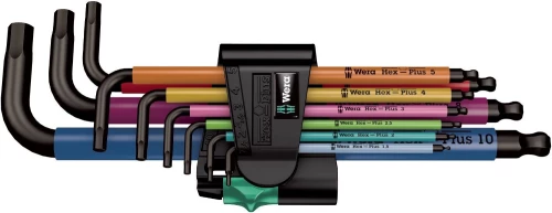 WERA ALLS 9pcs. MULTICOLOUR /L-KEY