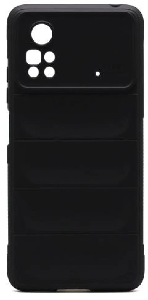 Θήκη Shield TPU inos Xiaomi Poco X4 Pro Stripes Μαύρο