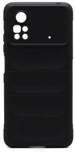 Θήκη Shield TPU inos Xiaomi Poco X4 Pro Stripes Μαύρο