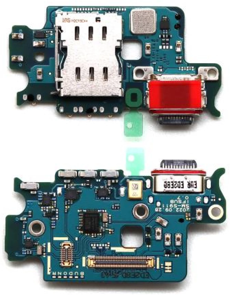 Πλακέτα Samsung S911B Galaxy S23 5G με Επαφή Φόρτισης, SIM Reader & Μικρόφωνο (Original)
