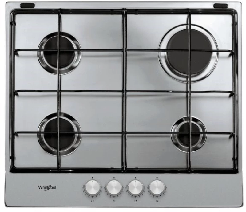 Whirlpool TGML 650 IX hob Silver Built-in Gas 4 zone(s)