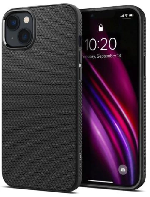 Θήκη Soft TPU Spigen Liquid Air Apple iPhone 15 Μαύρο