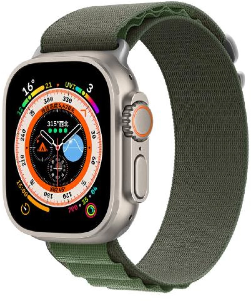 Λουράκι Devia Sport5 Nylon Woven Apple Watch (42/ 44/ 45/ 49mm) Deluxe Χακί