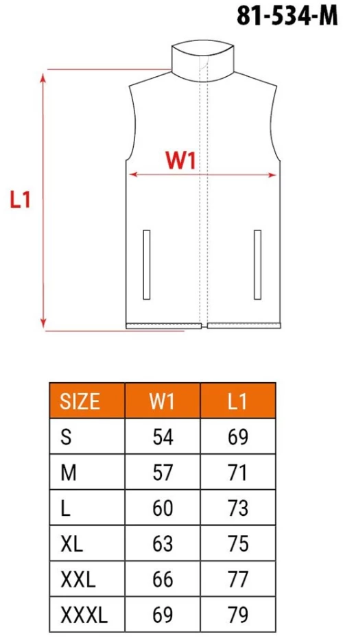 PREMIUM down vest, size M