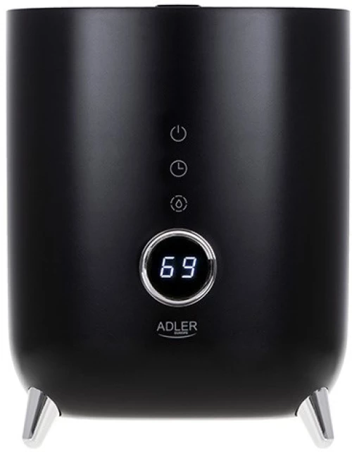 Adler | AD 7972 | Humidifier | 23 W | Water tank capacity 4 L | Suitable for rooms up to 35 m2 | Ultrasonic | Humidification capacity 150-300 ml/hr | Black