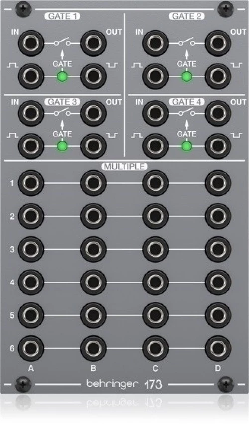 Behringer 173 QUAD GATE/MULTIPLES Modu syntezatora modularnego