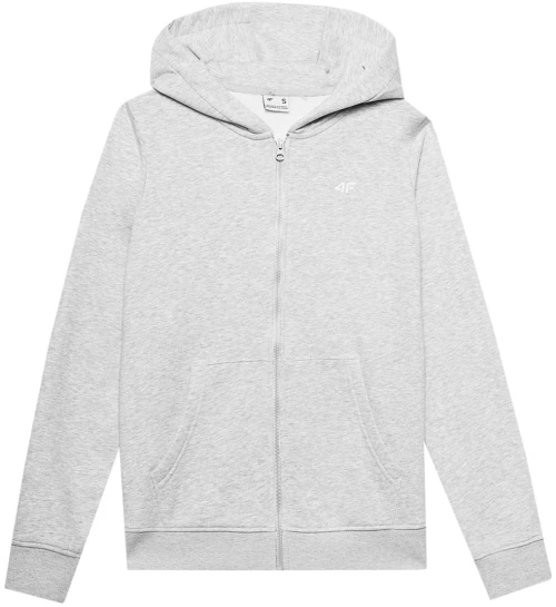 Women's sweatshirt 4F F0956 cool light gray melange 4FWSS24TSWSF0956 27M S