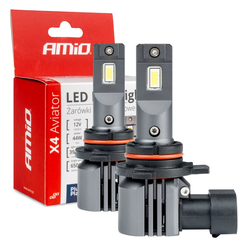 ΛΑΜΠΕΣ LED HIR2 12V 44W 6.500K 3.936lm X4 SERIES AVIATOR PLUG & PLAY ΑΜΙΟ - 2 ΤΕΜ.