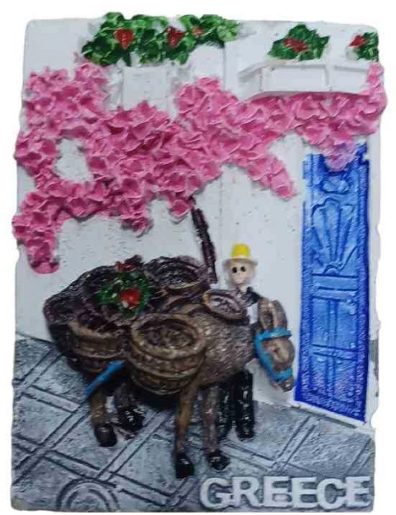 Tουριστικό μαγνητάκι Souvenir - Σετ 12pcs - Greece - 678383
