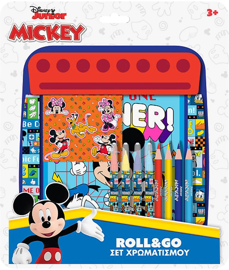 ΣΕΤ ΧΡΩΜΑΤΙΣΜΟΥ ROLL&GO MICKEY-MINNIE 24.5x21cm Disney 000563713