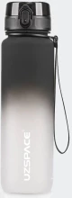 UZSPACE Leakproof Tritan Bpa Free Plastic Water Bottle 1000ml - 3038-BLACK-WHITE