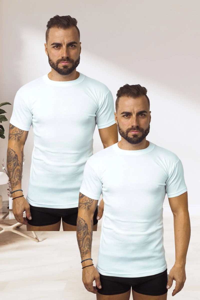 Φανελάκι Κοντό Μανίκι 2Pack L0104 - ΛΕΥΚΟ