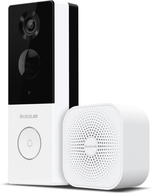 BOTSLAB smart κουδούνι με κάμερα R801  3MP/2K  WiFi  5000mAh
