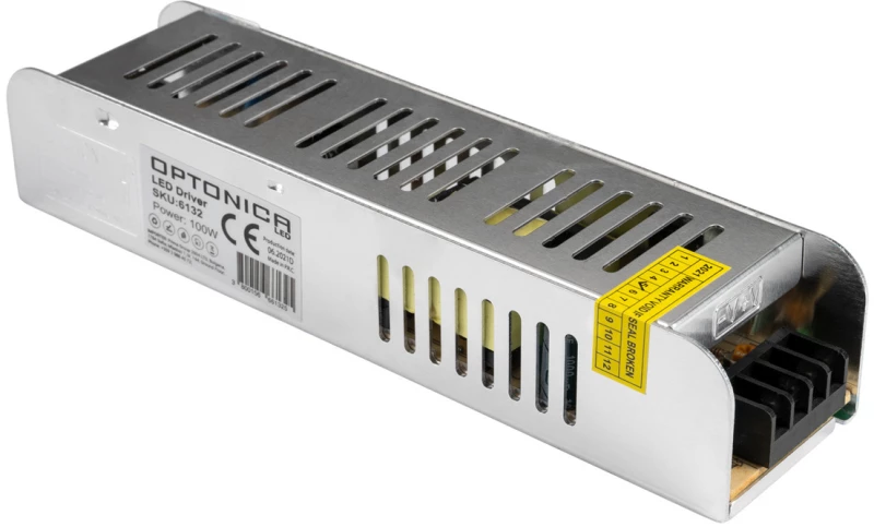 OPTONICA τροφοδοτικό LED καλωδιοταινίας 6132  100W  12V/8.5A