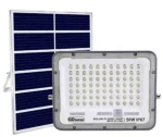Αδιάβροχος Ηλιακός Προβολέας LED 50W με Πάνελ και Τηλεχειριστήριο GDSUPER GD-50G