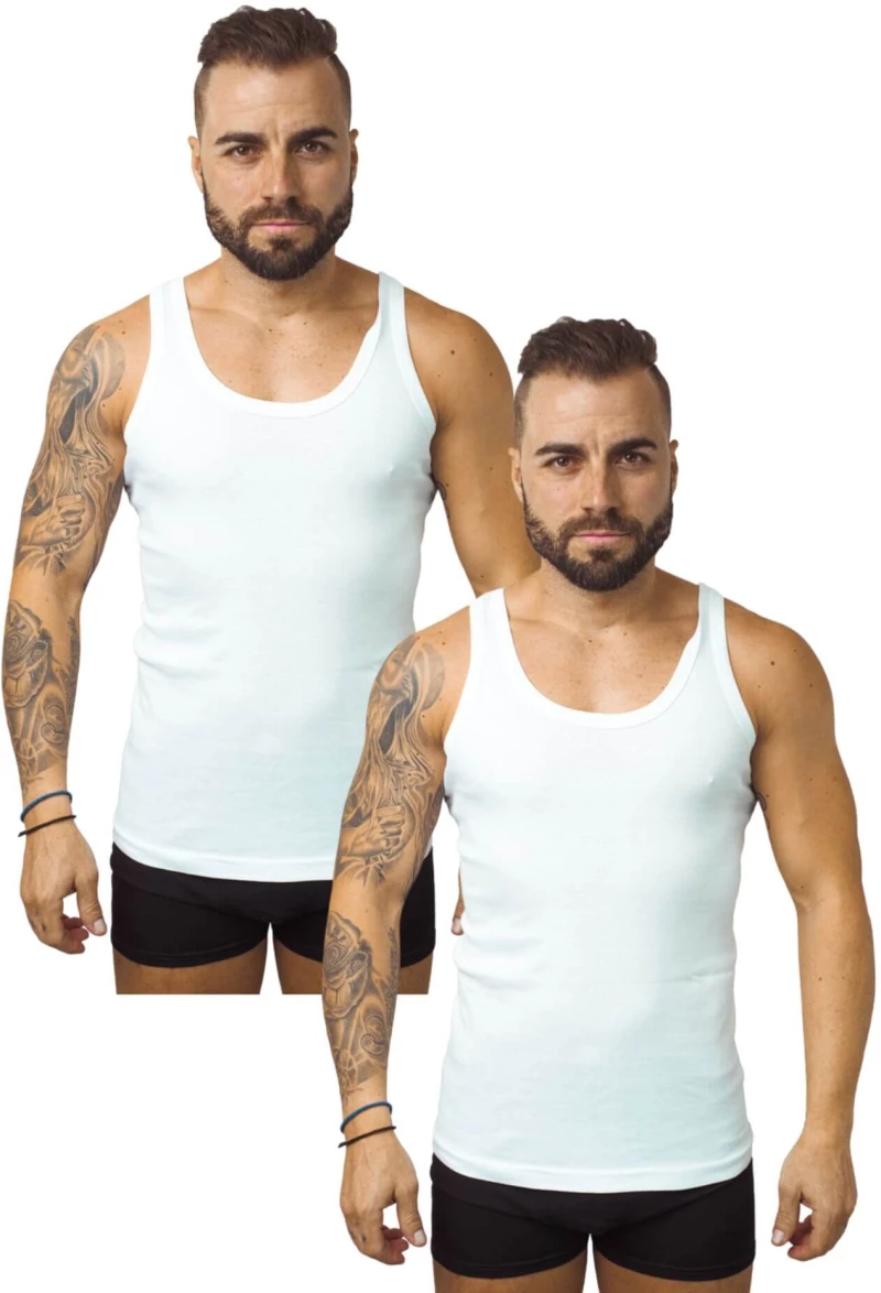 Φανελάκι Τιράντα 2Pack L0103 - ΛΕΥΚΟ