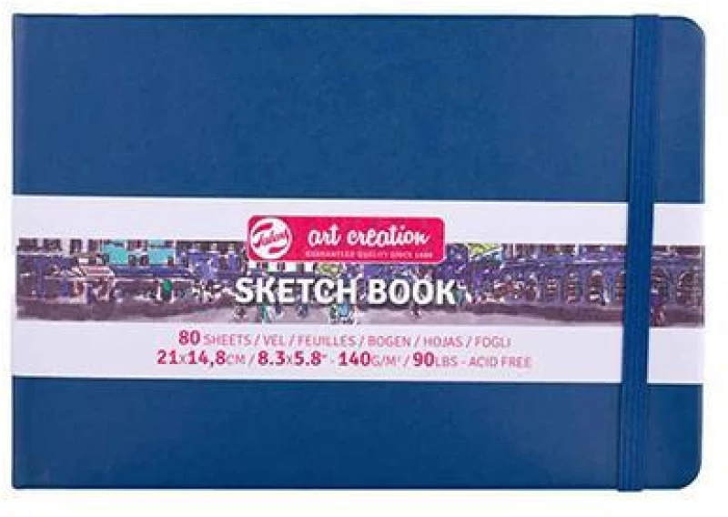 406648 TALENS SKETCH BOOK NAVY BLUE 80ΦΥΛ. 21X15ΕΚ. 140 ΓΡ.