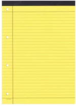 441609 NEXT ΜΠΛΟΚ YELLOW-ΔΙΚΗΓΟΡΙΚΟ ΡΙΓΕ 21X29ΕΚ. 40ΦΥΛ. ΠΑΚ