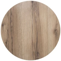 448976 HPL (HIGH PRESSURE LAMINATED) ΕΠΙΦΑΝΕΙΑ ΤΡΑΠΕΖΙΟΥ ΑΠΟΧΡΩΣΗ NATURAL WOOD, ΕΞΩΤΕΡΙΚΟΥ ΧΩΡΟΥ Φ80CM/12MM (ΣΕΤ 2 ΤΕΜΑΧΙΩΝ)