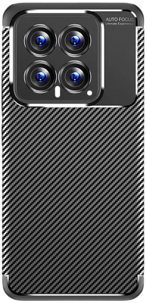 Θήκη Ancus AutoFocus Carbon Fiber για Xiaomi 14 TPU Μαύρη