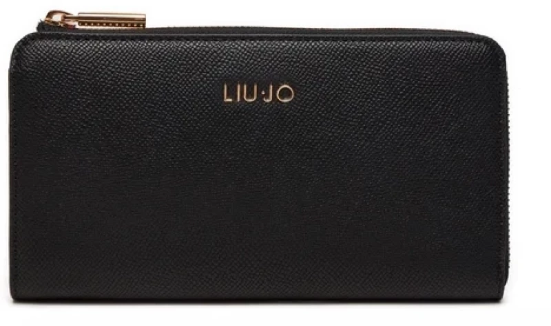 ΠΟΡΤΟΦΟΛΙ ΓΥΝΑΙΚΕΙΟ LIU JO  ZIP AROUND AF4270-E0087-22222  ΜΑΥΡΟ