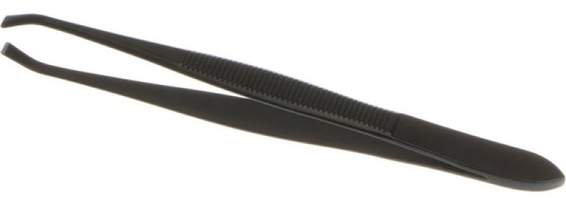 Ro Accessories Τσιμπιδάκι Φρυδιών Mε Ίσια Μύτη Μαύρο TS228A
