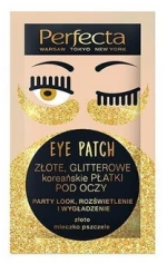 Perfecta Gold Glitter Μάσκα Ματιών Για Αντιγήρανση & Σύσφιξη 2τμχ