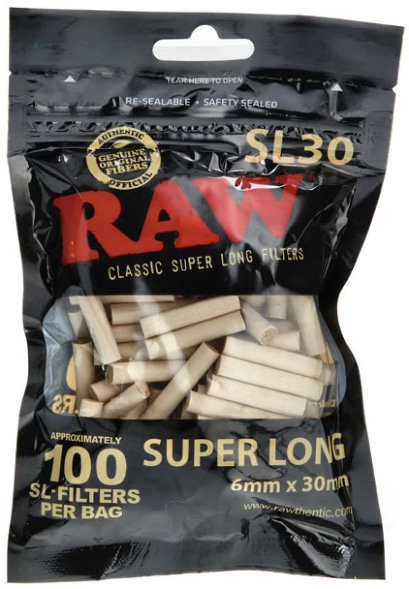 RAW Φιλτρoτζιβάνα Super Long - Ακατέργαστη Slim SL30