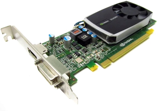 VGA Nvidia QUADRO 600 1GB DDR3 (1) DVI-D (1) DP PCI-e F.P.