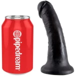 KING COCK DILDO 6" BLACK 15cm