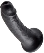 KING COCK DILDO 6" BLACK 15cm