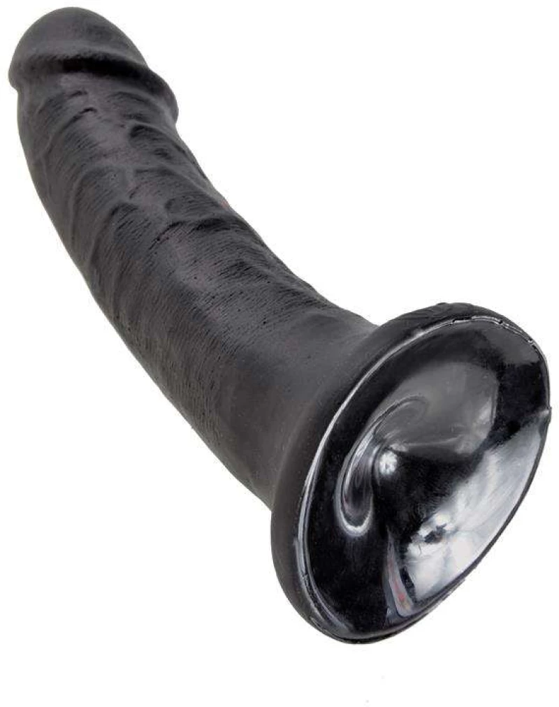 KING COCK DILDO 6" BLACK 15cm