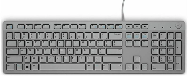 Dell KB216 Multimedia Keyboard Wired USB Grey German