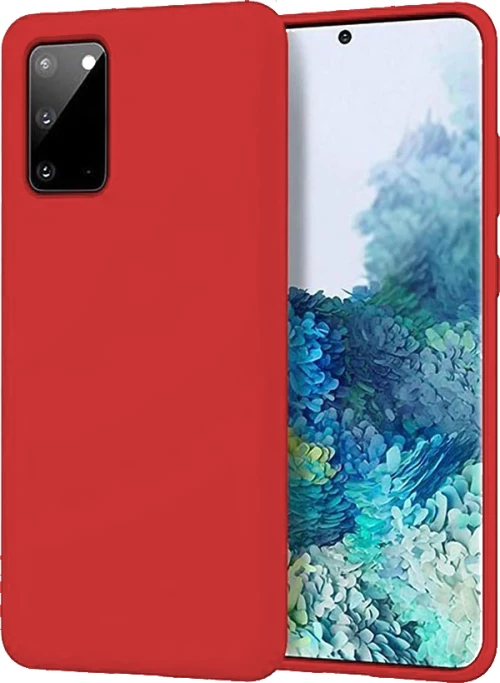 Θήκη Silky And Soft για Samsung S20 Plus - Κόκκινο