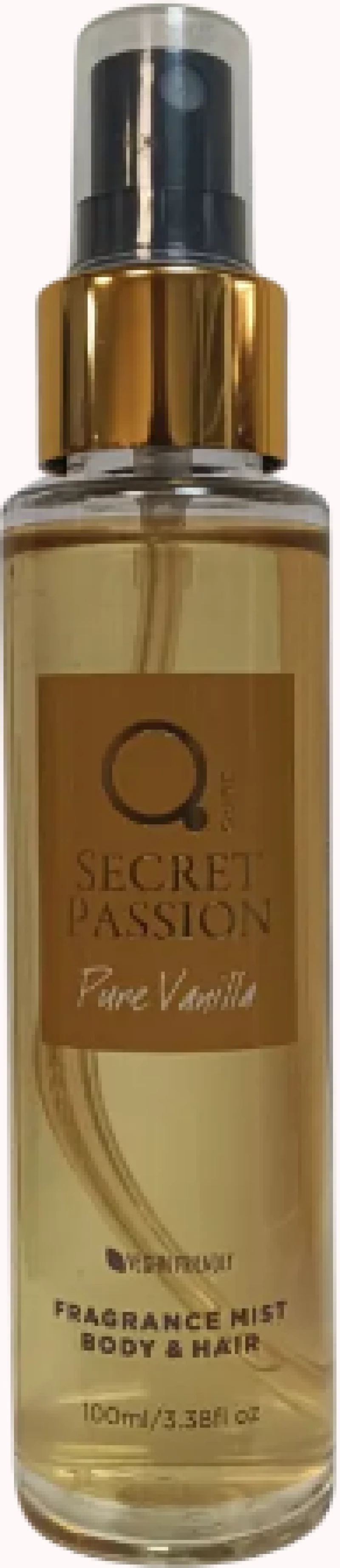 ΑΡΩΜΑ (FRANGANCE BODY MIST) QURE SECRET PASSION PURE VANILLA 100 ML